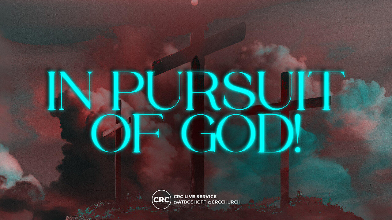 In Pursuit Of God | Ps At Boshoff | 7 April 2024 PM