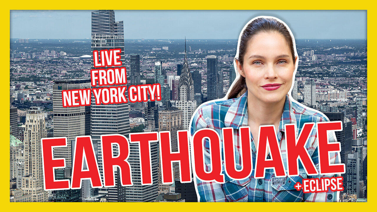 EARTHQUAKE EN ECLIPSE IN NYC - LONNEKE TALKS USA