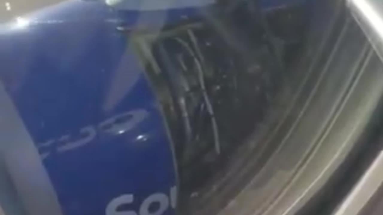 Engine Of Southwest Airlines Boeing 737 Ripping Apart During Takeoff