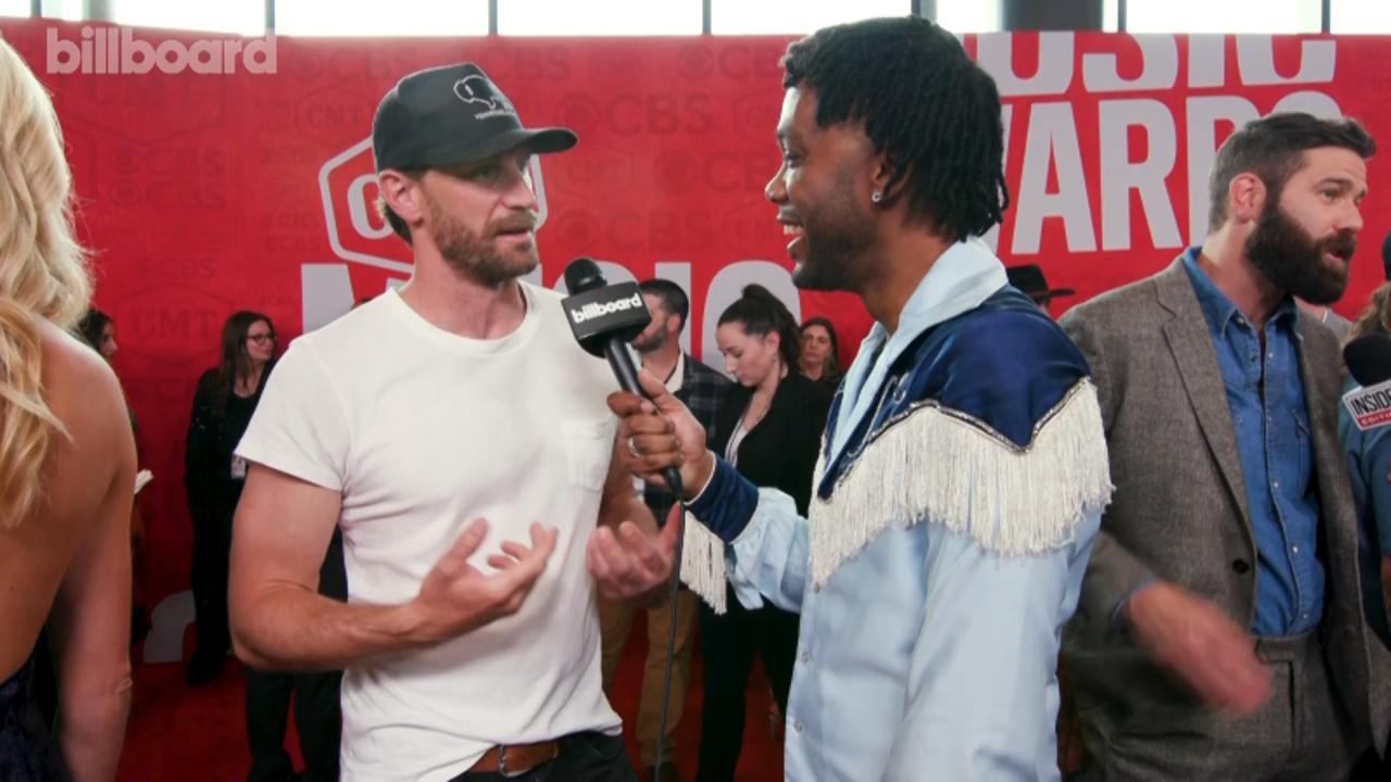 Chase Rice On FGL's 'Cruise' Going Diamond, Writing 'I Hate Cowboys & All Dogs Go To Hell' & More | CMT Awards 2024