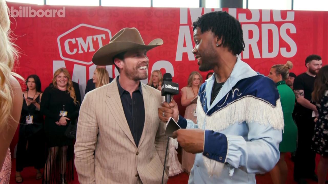 Dustin Lynch Says He's 'Looking For Love,' Talks Being Inspired To Write & More | CMT Awards 2024