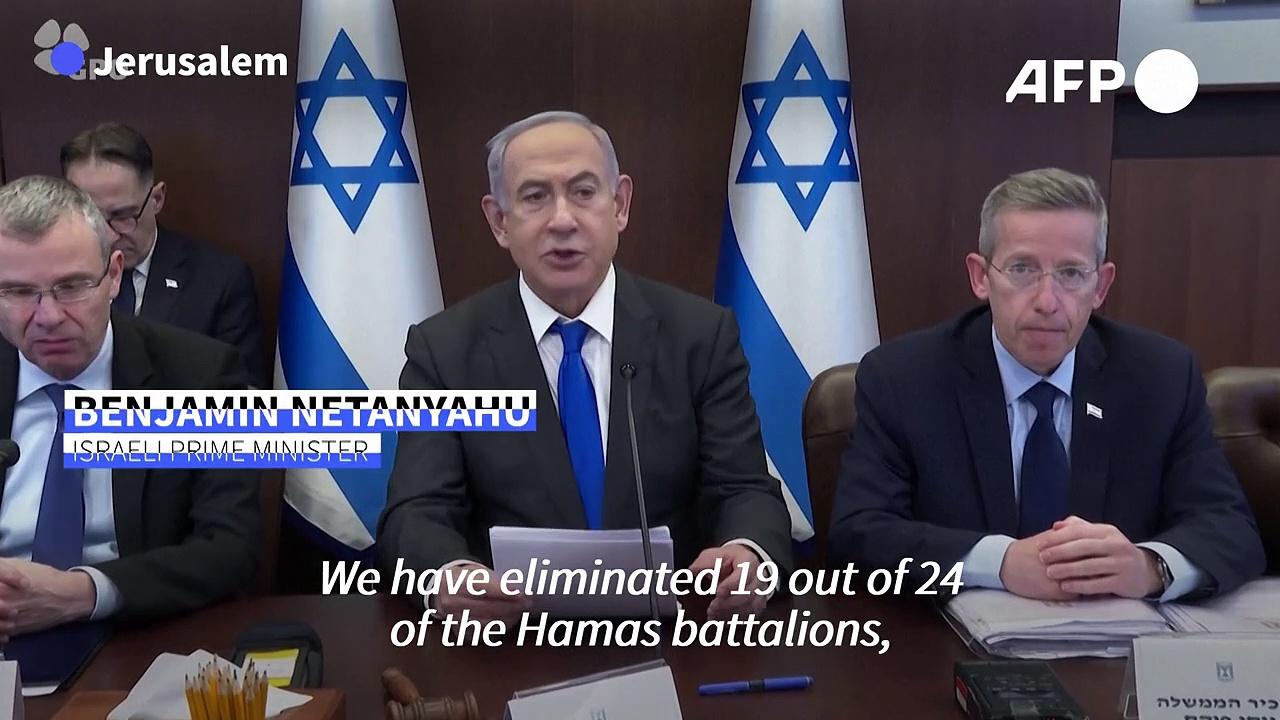 Netanyahu says Israel 'one step from victory' against Hamas in Gaza