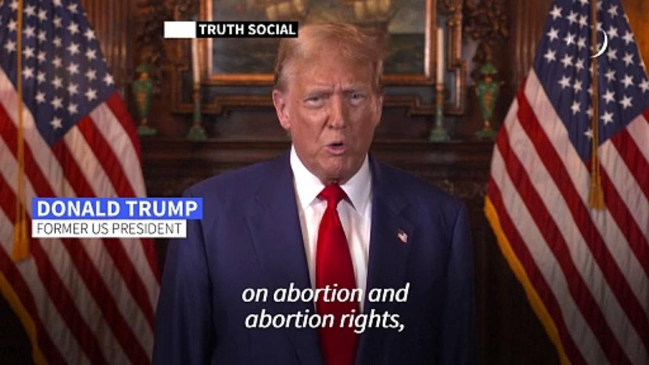 Donald Trump says up to US states to decide on abortion