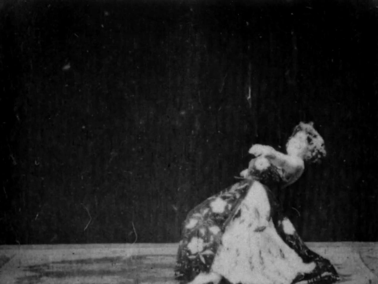 Karina, Specialty Dancer (1898 Original Black & White Film)