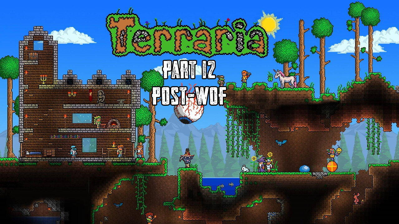 [Terraria][Part 12] Building the town!