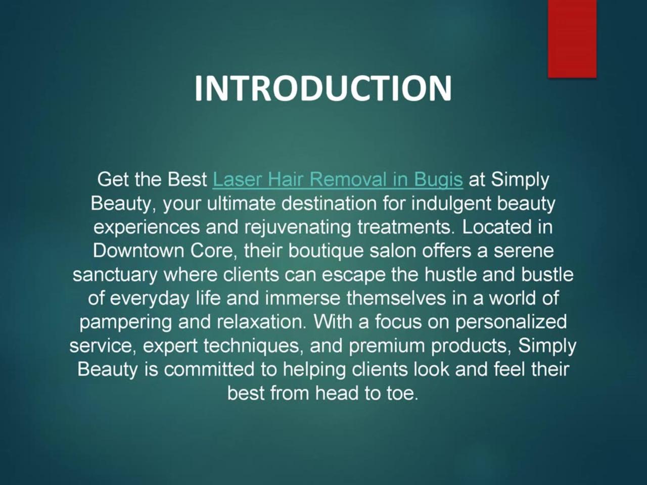 Get the Best Laser Hair Removal in Bugis