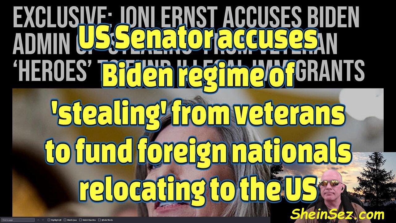 US Senator accuses Biden regime of 'stealing' from veterans to fund foreign nationals-496