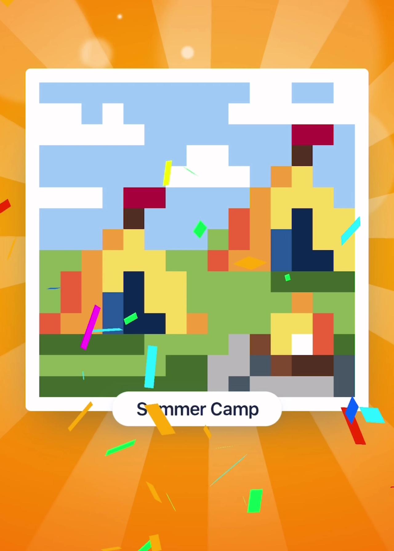#005 Summer Camp 🏕️ [15x15] - #Nonograms solver with music