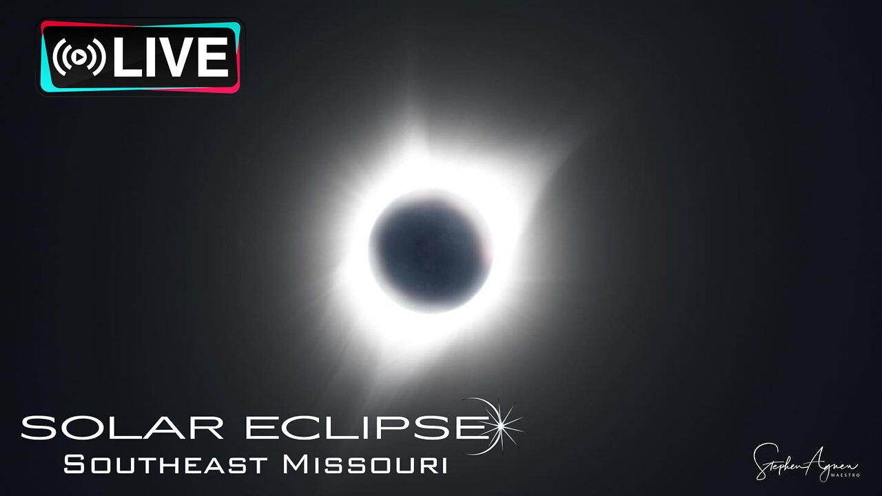 🌑 LIVE: Totality Solar Eclipse - Southeast Missouri