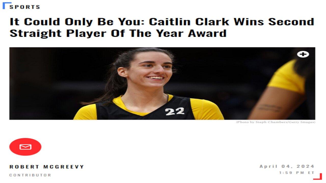 Caitlin Collins Wins NCAA Player of the Year Twice - 4/8/24