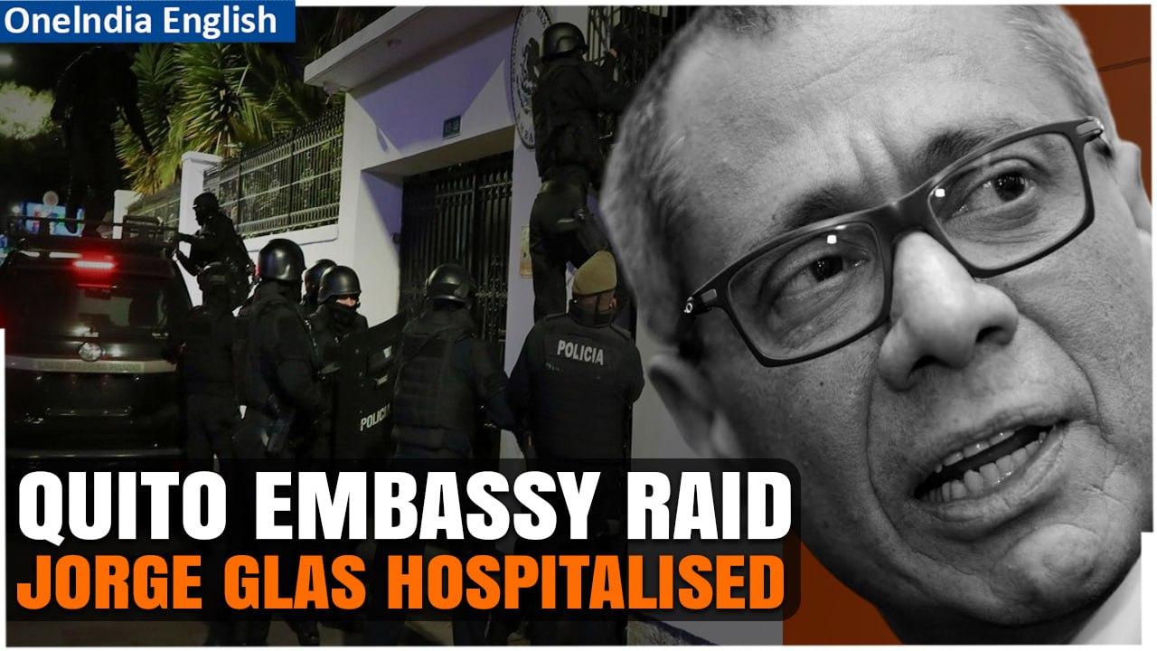 Mexico-Ecuador Tensions: Ecuador ex-VP Jorge Glas hospitalised after capture from embassy | Oneindia