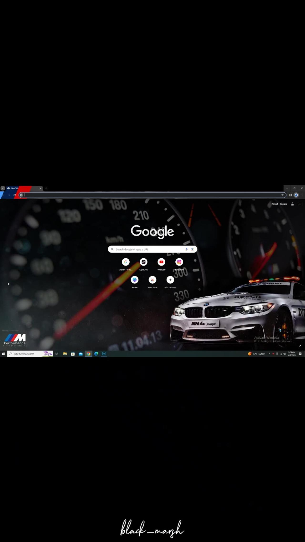 Adding wallpaper to the chrome gome page