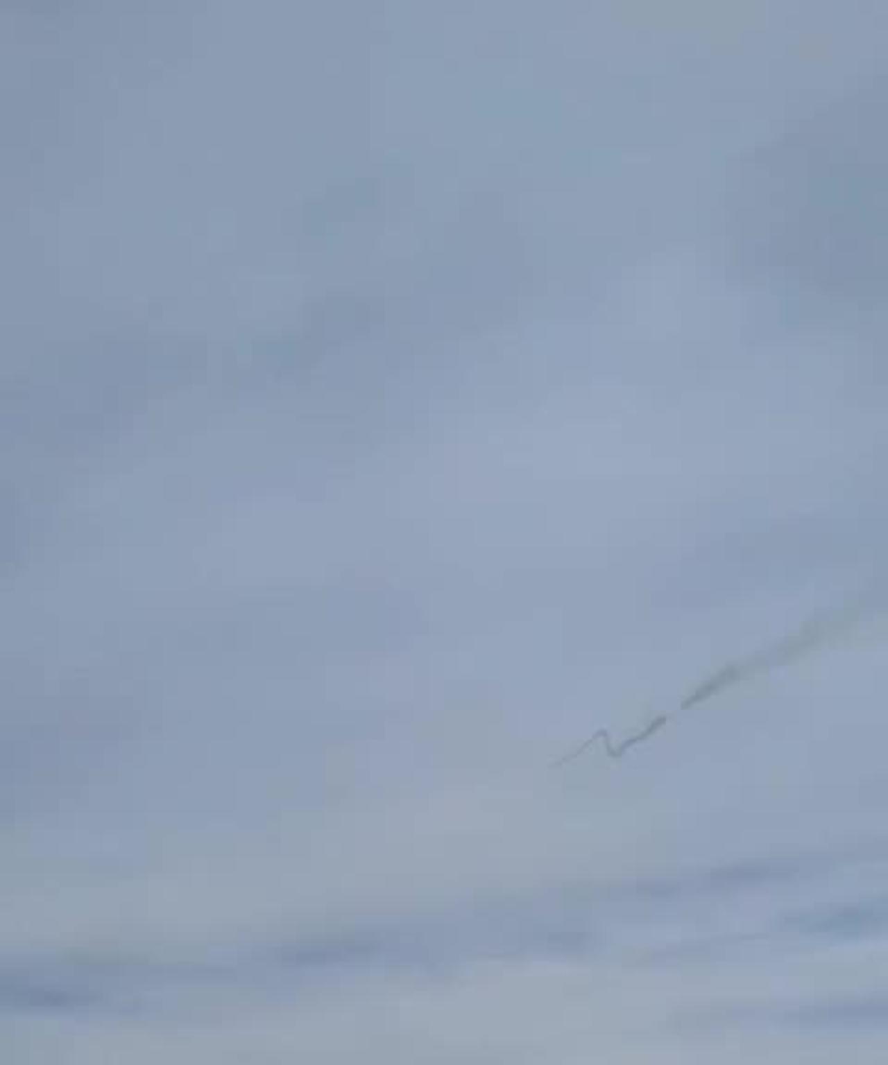 Incredible Footage of a S125 Ukrainian SAM in Mid-Flight