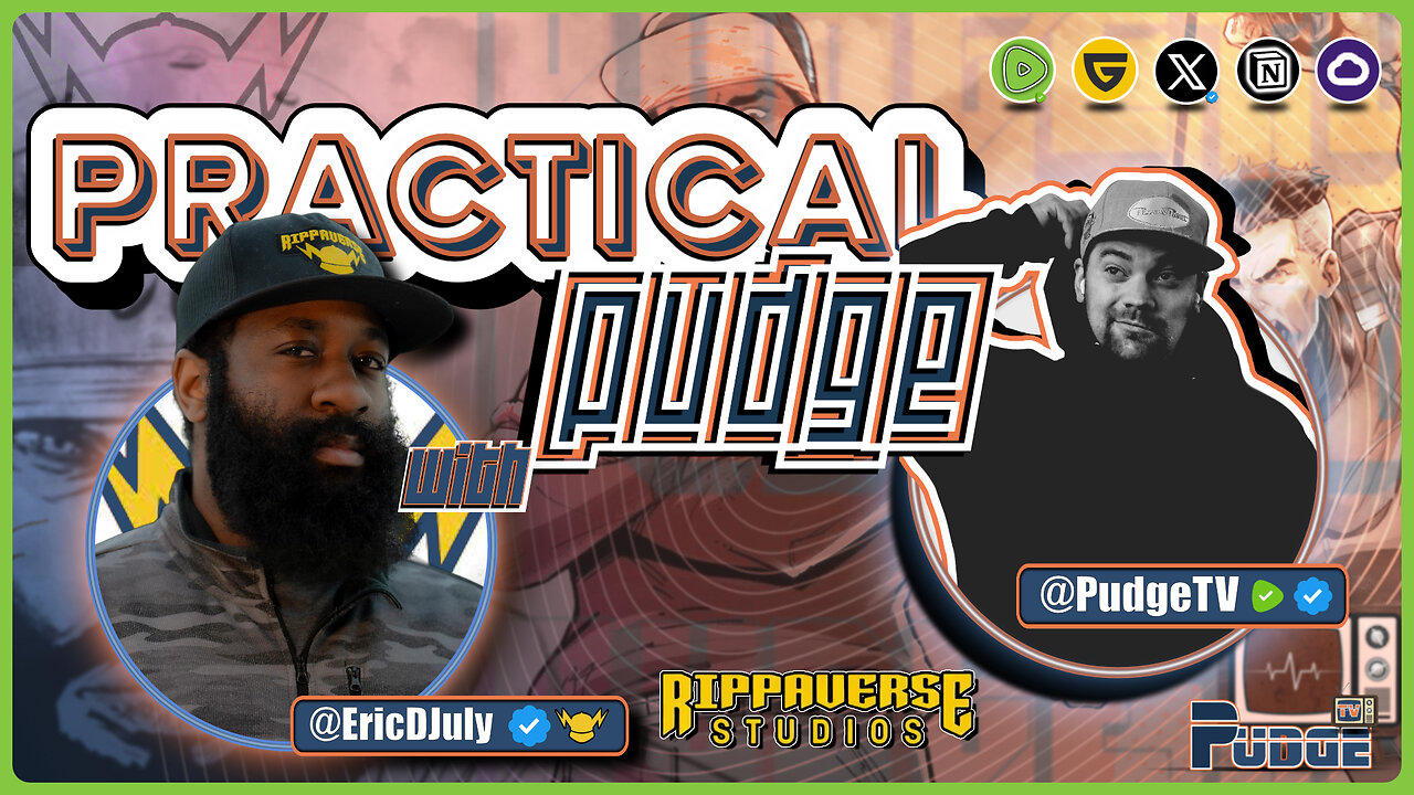 🟡 Practical Pudge Ep 18 w Eric July | Rippaverse Comics & Community | How to Grow a Brand