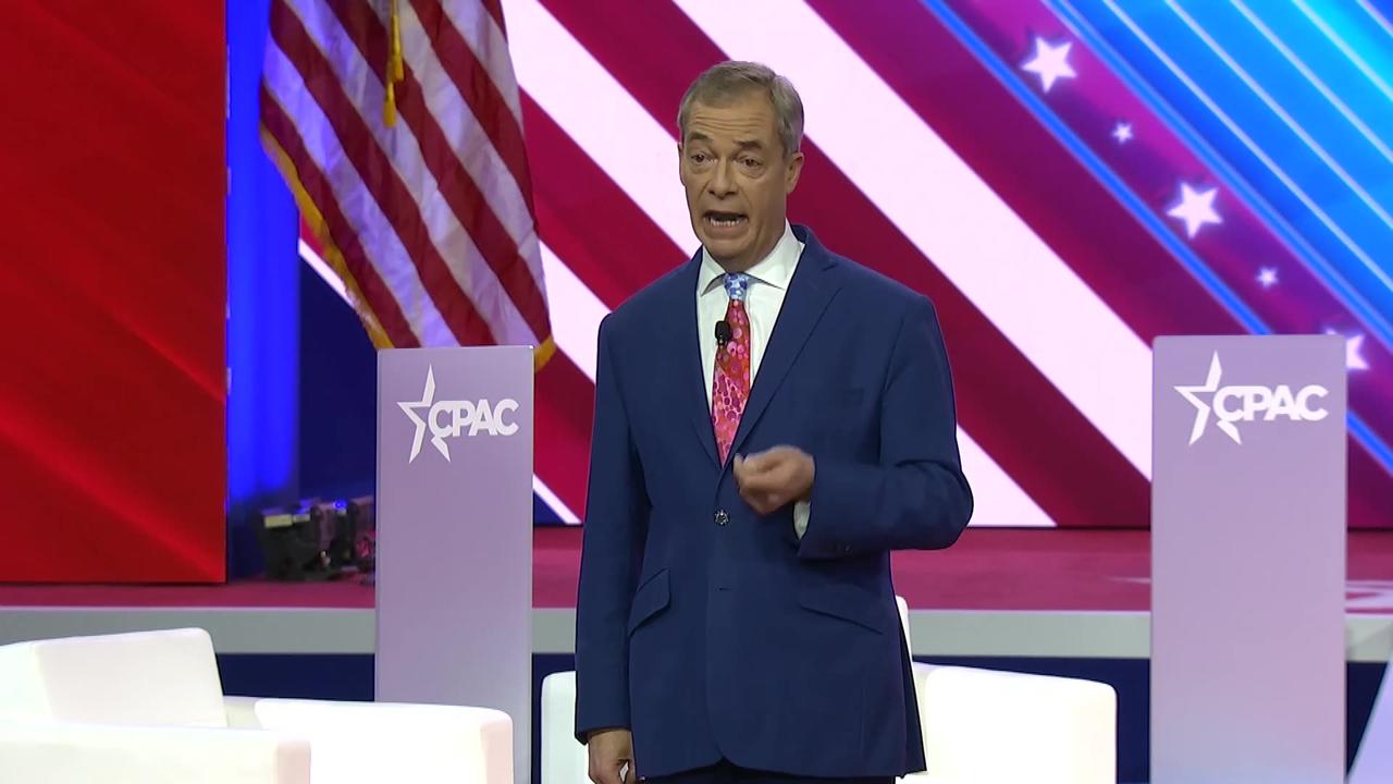 Nigel Farage- CPAC in DC 2024