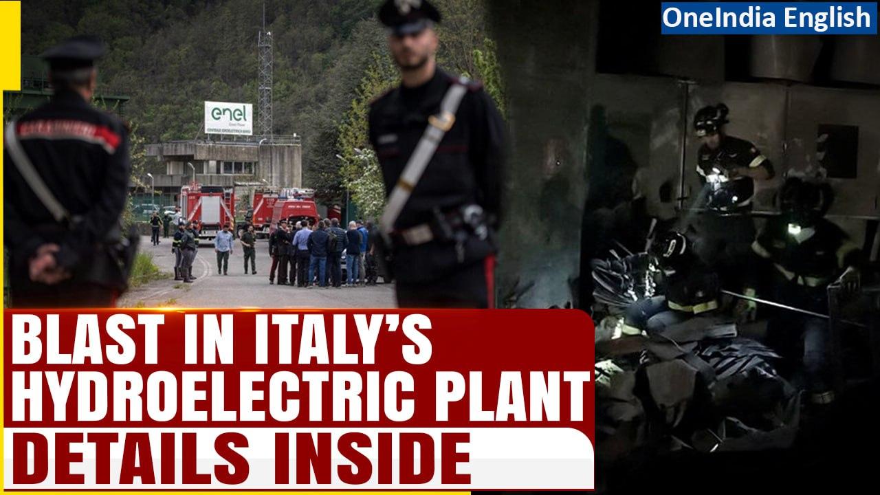 Italy's Bargi Hydroelectric Plant Hit by Explosion: 4 Lives Lost, Search for Missing |Oneindia News