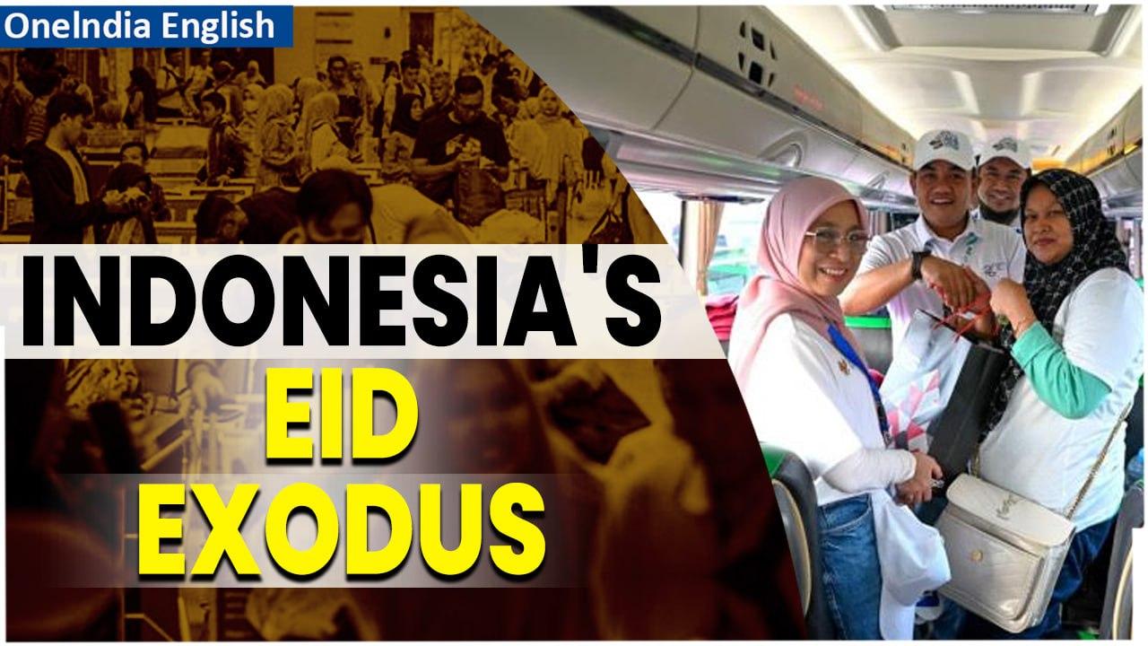 Eid Holiday Tradition Spurs Indonesia's Economy as Tens of Millions Travel Home | Oneindia News