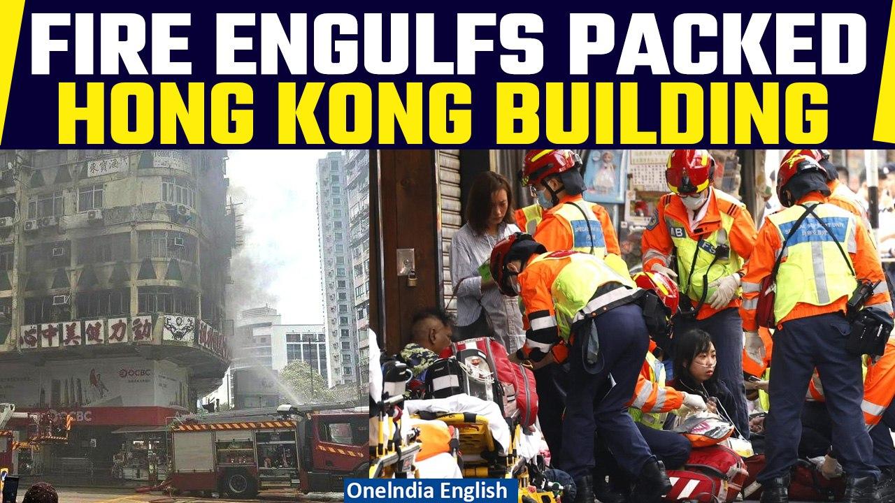 Breaking: Fatal Fire Engulfs Packed Building in Hong Kong, 5 Lives Lost, Dozens Hospitalised