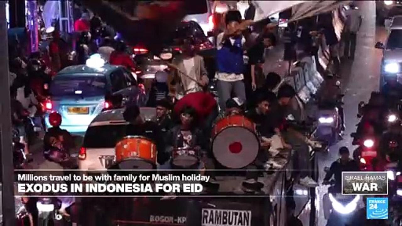 Millions of Indonesians take part in exodus for Eid celebration