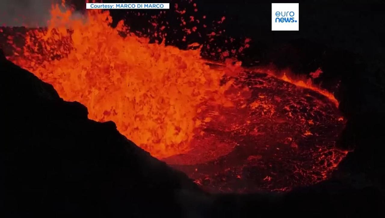 Icelandic volcano continues to spew lava after months of sporadic eruptions