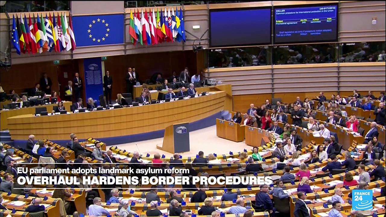 EU parliament adopts sweeping asylum reform