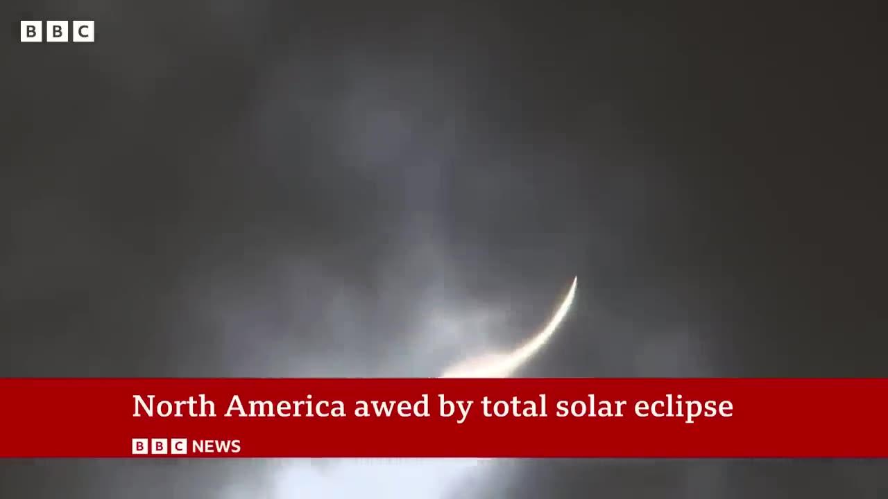 Total solar eclipse: north america watches in wonder