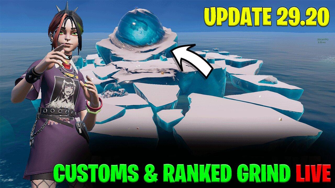 Avatar Event Update LIVE | Fortnite Customs & Ranked Grind