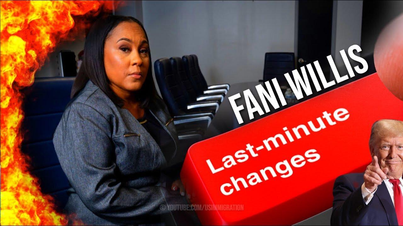 Fani Willis DISQUALIFICATION Saga: FANI'S Last minute change after Attorney Testimony