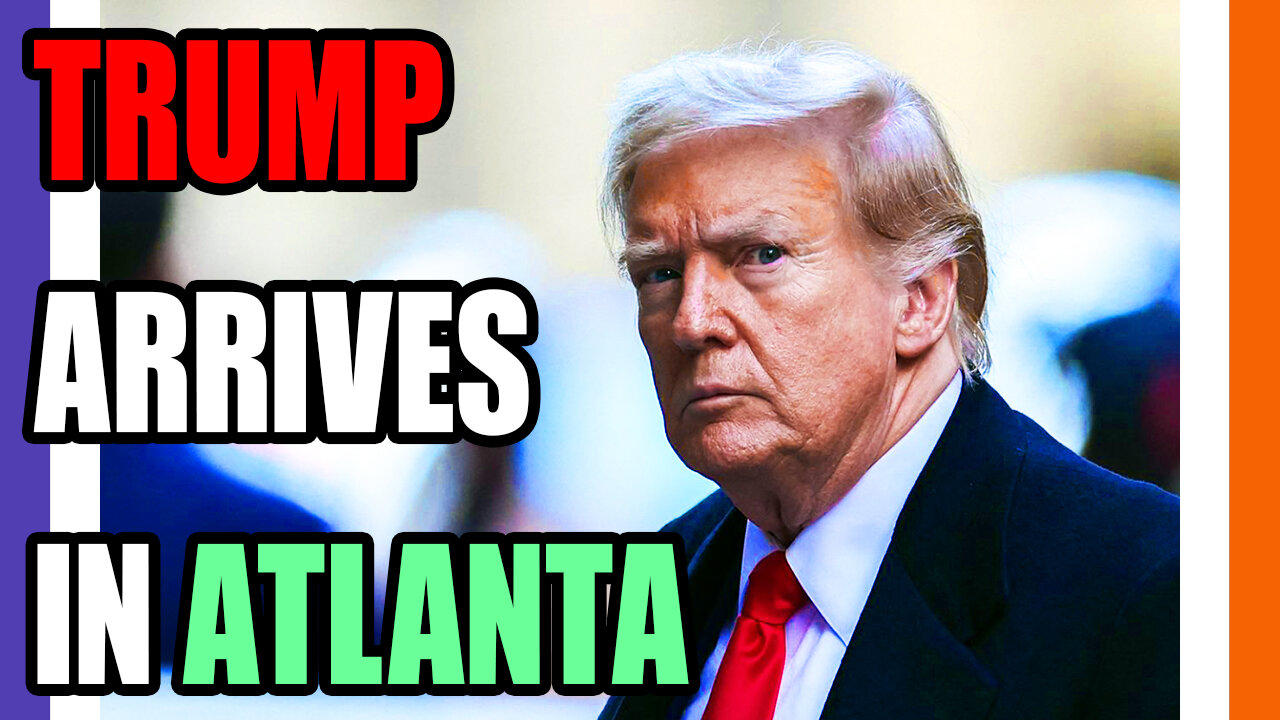 🔴LIVE: Trump Arrives In Atlanta 🟠⚪🟣
