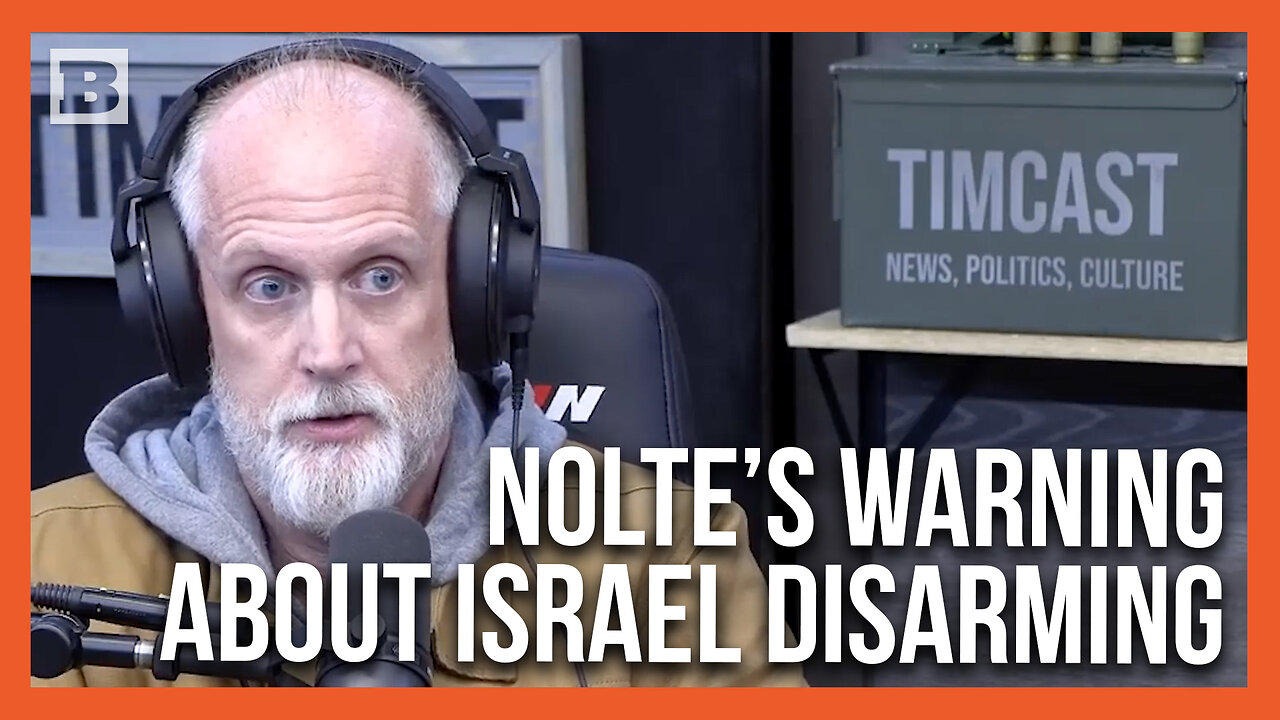 Nolte: If Hamas Disarms the War in Gaza Is Over, If Israel Disarms They Would Be Exterminated