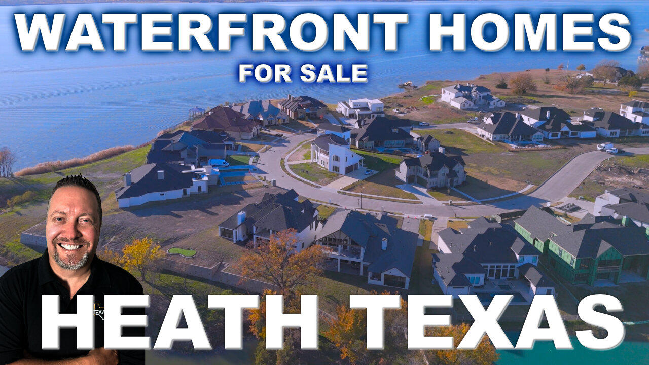 Waterfront Custom Homes For Sale in Heath Texas | TexaVista.com