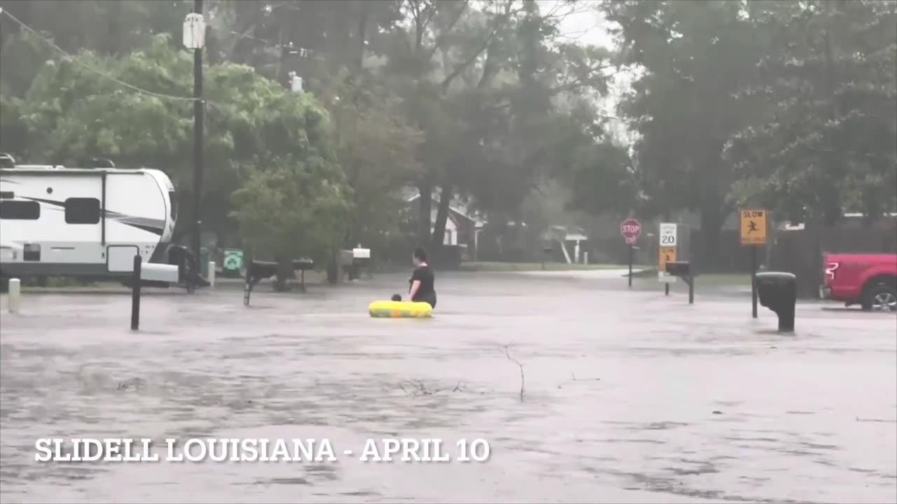 ***Dangerous High Winds and Flash Flooding Strike Texas & Louisiana***