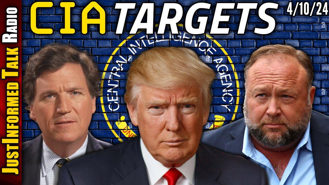CIA Targeted Alex Jones, Tucker Carlson, And Donald Trump With Irregular Warfare Tactics!