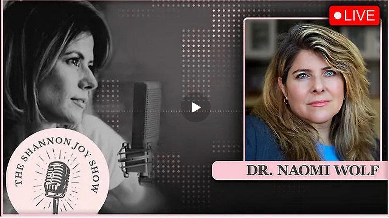 LIVE Exclusive W/ Dr. Naomi Wolf! TRAILBLAZING - The Rise Of The New Independent Media!