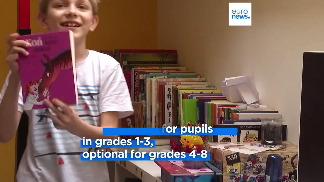 Children in Poland rejoice over new government limits on homework
