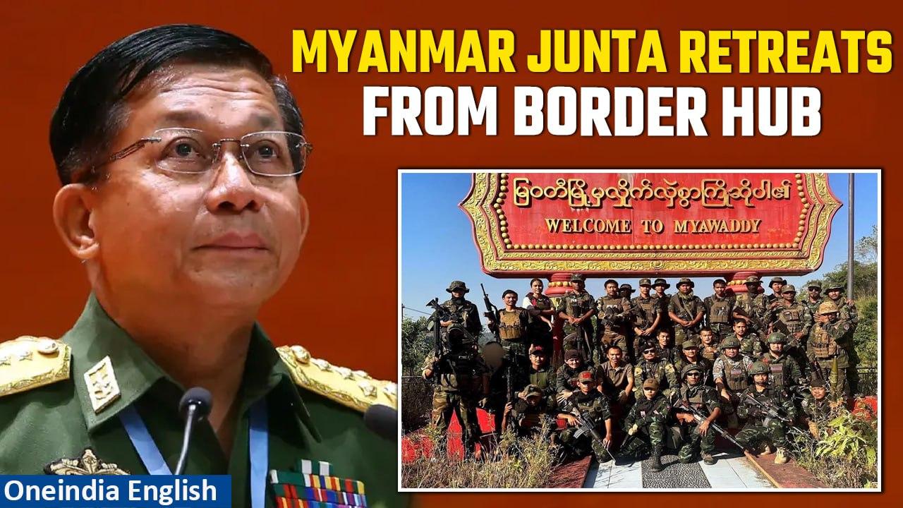 Myanmar Rebels Gain Ground as Junta Troops Retreat from Key Border Hub| Oneindia News