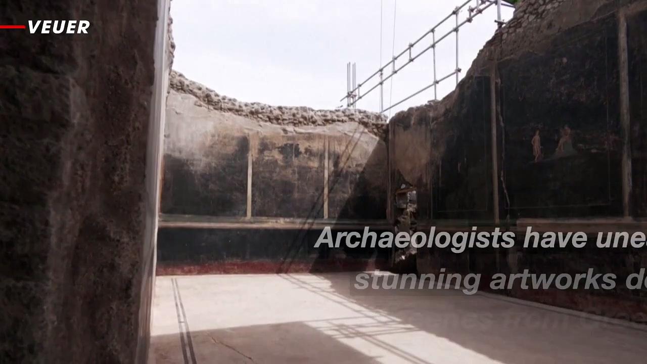 Pompeii Excavation Unearths Stunning Greek Mythology Artworks