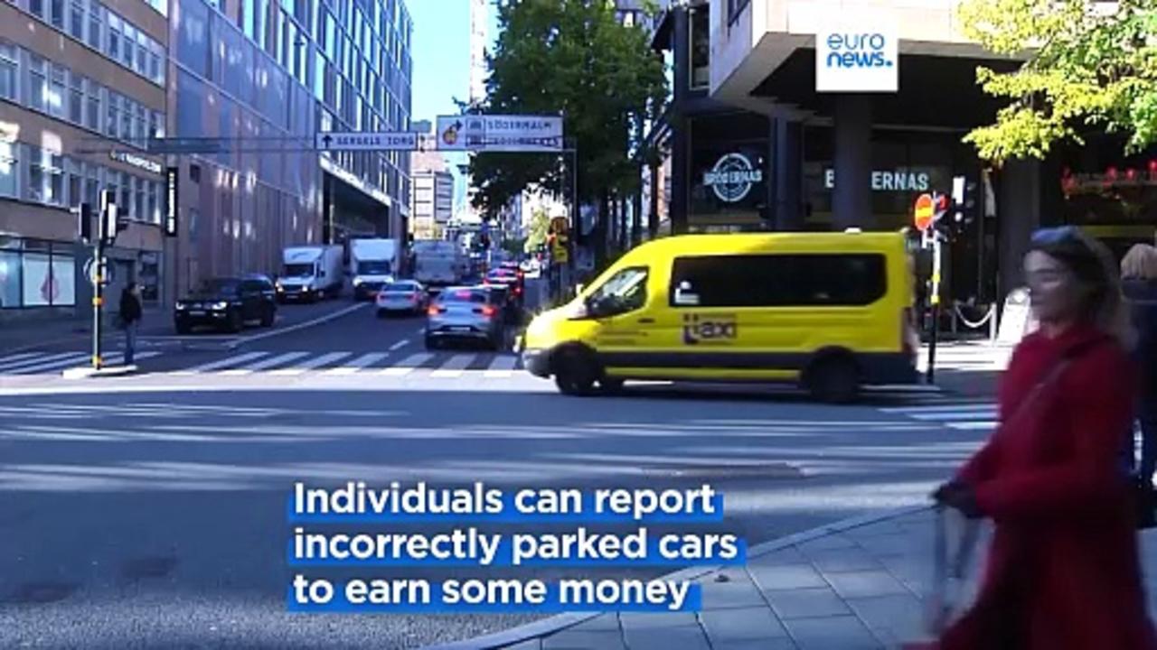 Swedish app launched where you can tip off wrongly parked cars to earn money