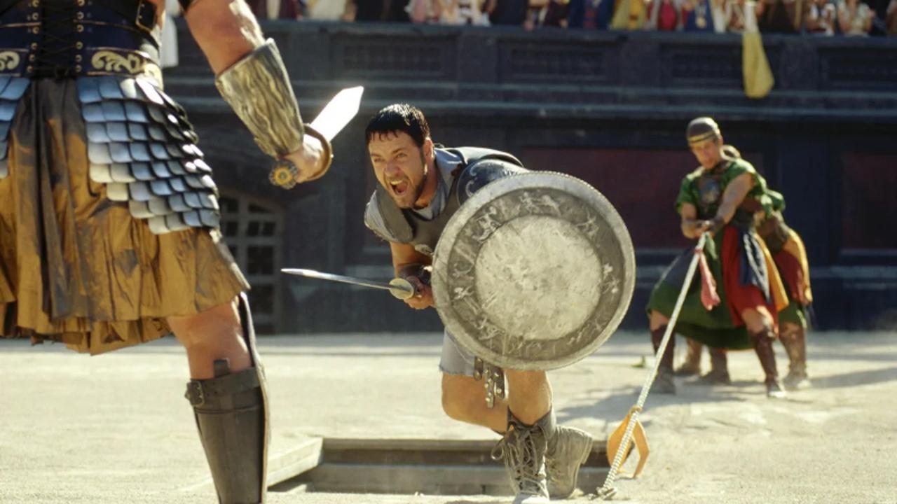 Paul Mescal Takes on the Roman Empire in 'Gladiator 2' First Look at CinemaCon | THR News Video