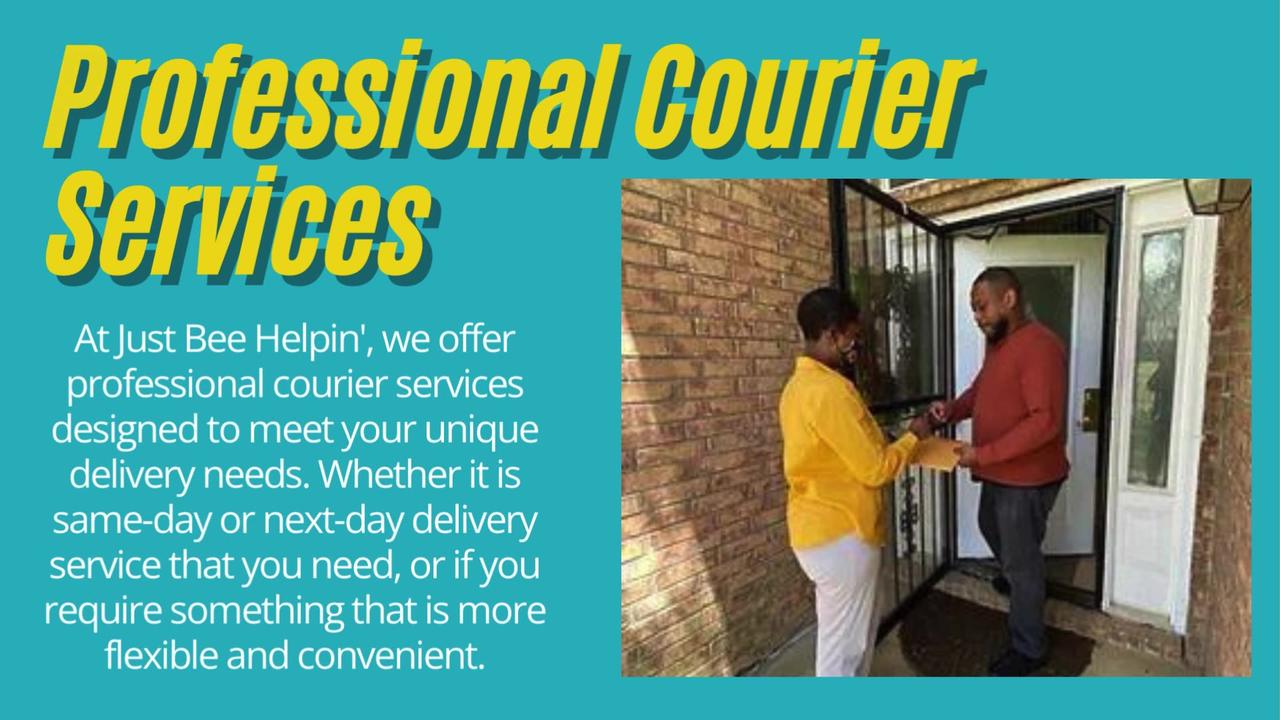 Courier Services in Olive Branch, MS - Just Bee Helpin