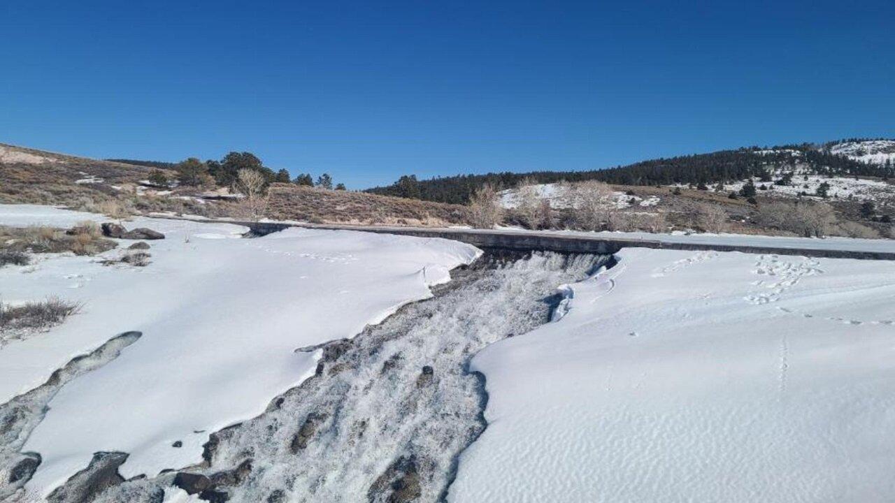 Panguitch Utah Lake Dam Crack