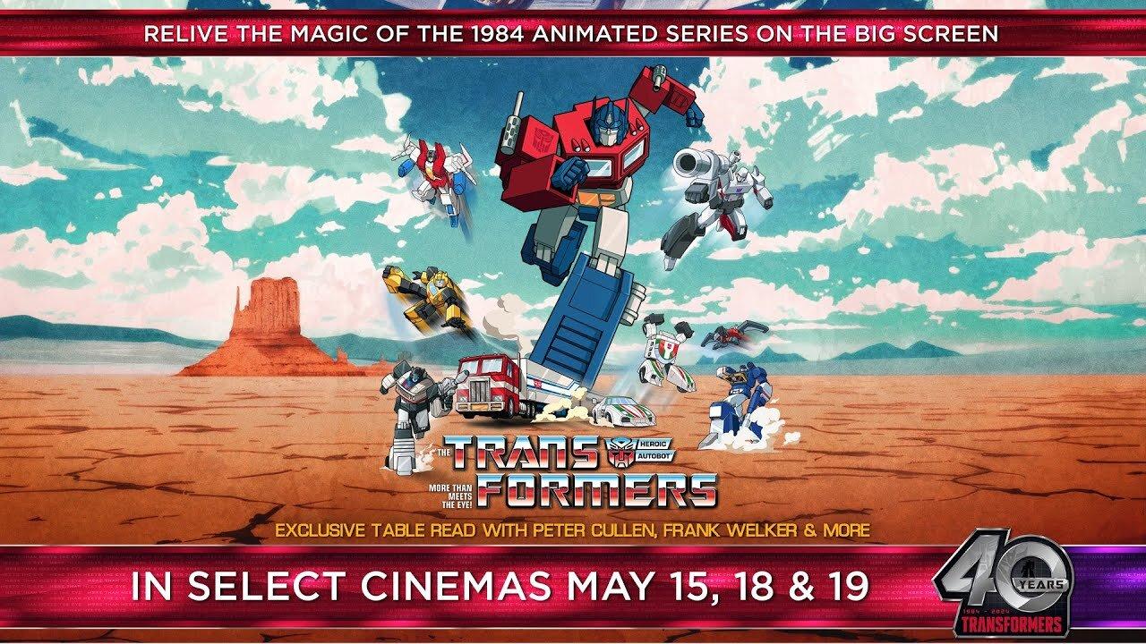 HASBRO TO RELEASE THE FIRST 4 EPISODES OF TRANSFORMERS G1 IN THEATERS ON MAY 15, 18, & 19, 2024