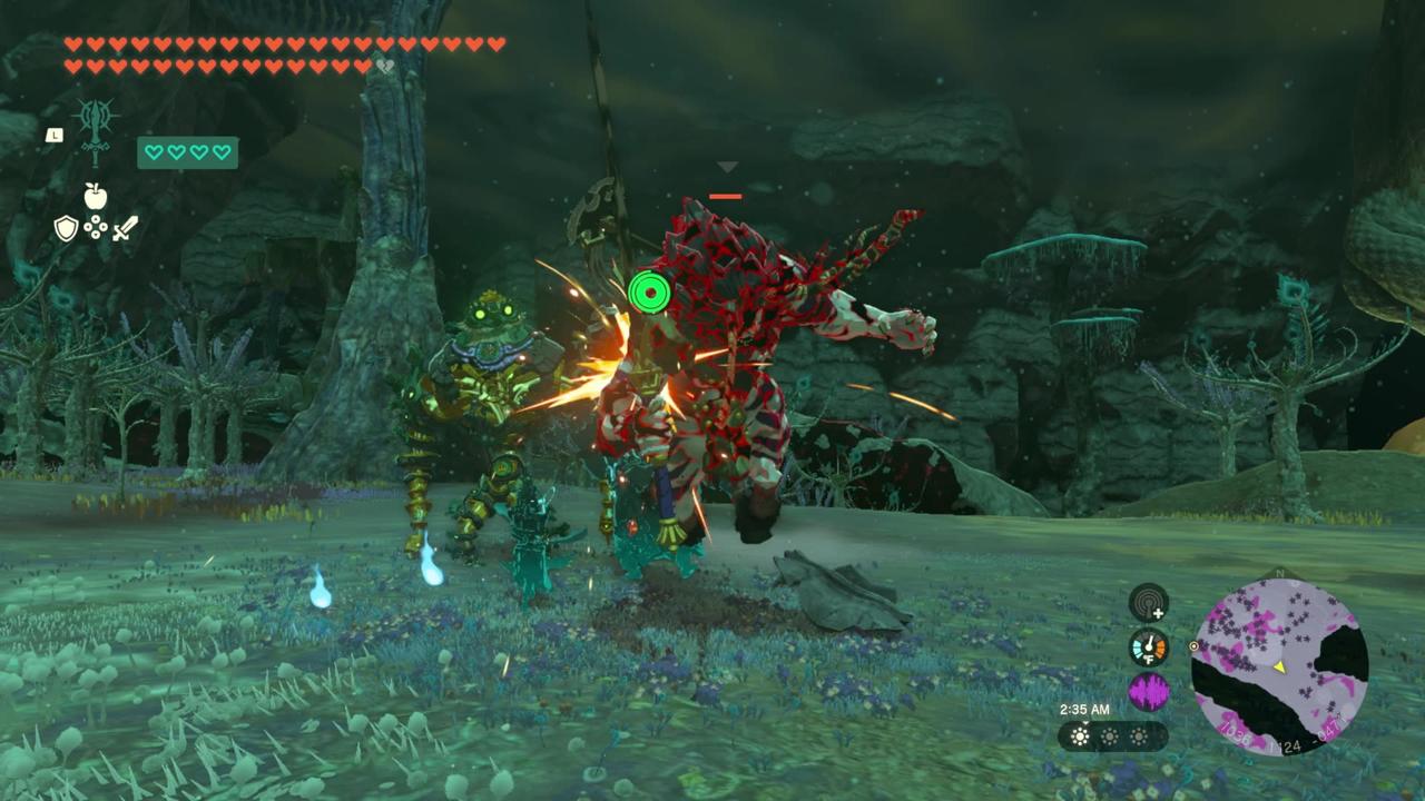 The Legend Of Zelda: Tears Of The Kingdom - Defeating a Armored Silver Lynel