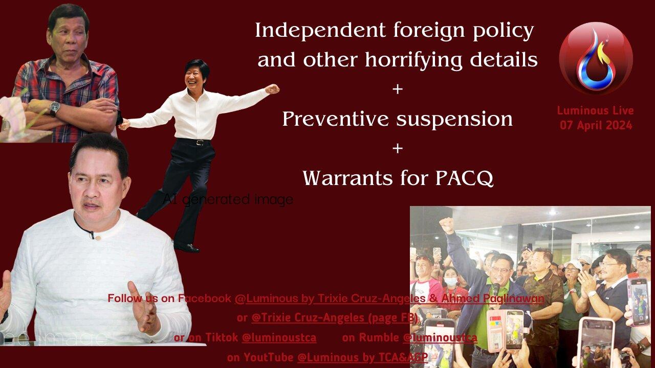 Horrifying + Preventive Suspension + Warrants