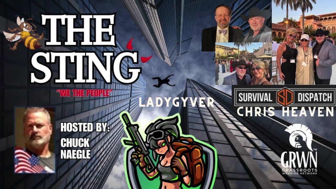 The Sting welcomes Chris Heaven CEO of SURVIVAL DISPATCH and LadyGyver At 9PM EST 4/11/2024