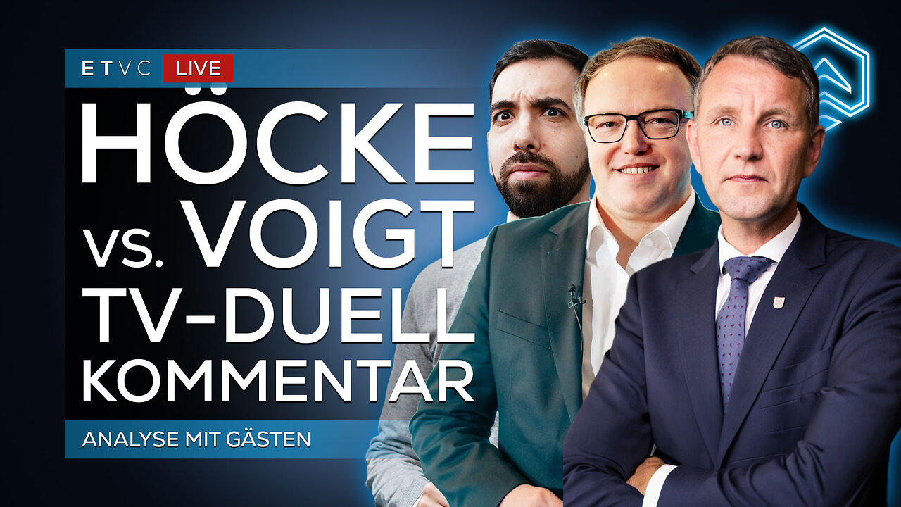 🟥 LIVE | HÖCKE vs. VOIGT | AfD vs. CDU | #Live-Kommentar & Analyse mit Gästen