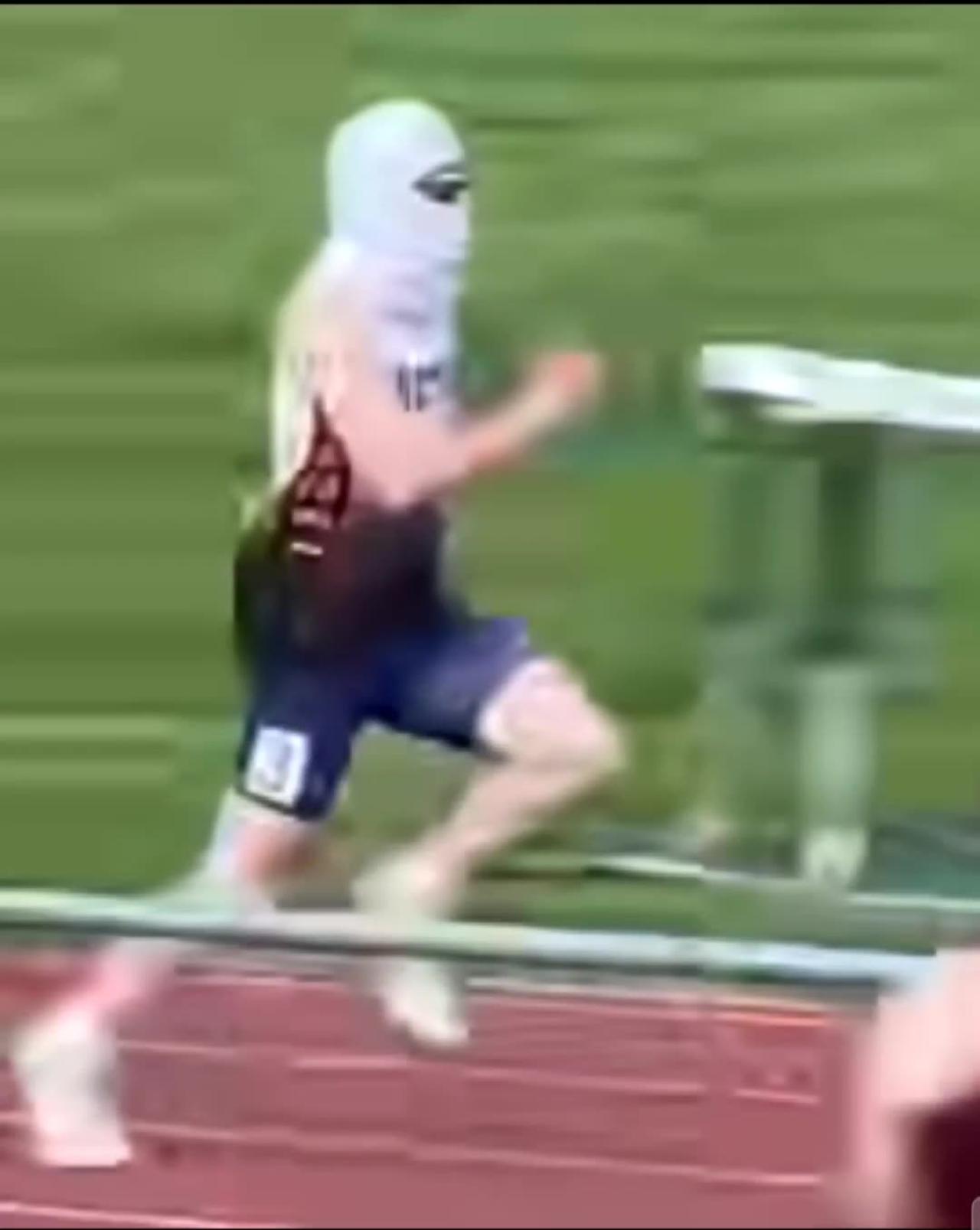 Pooh Shiesty mask race win fast Usain bolt low drag coefficient boy