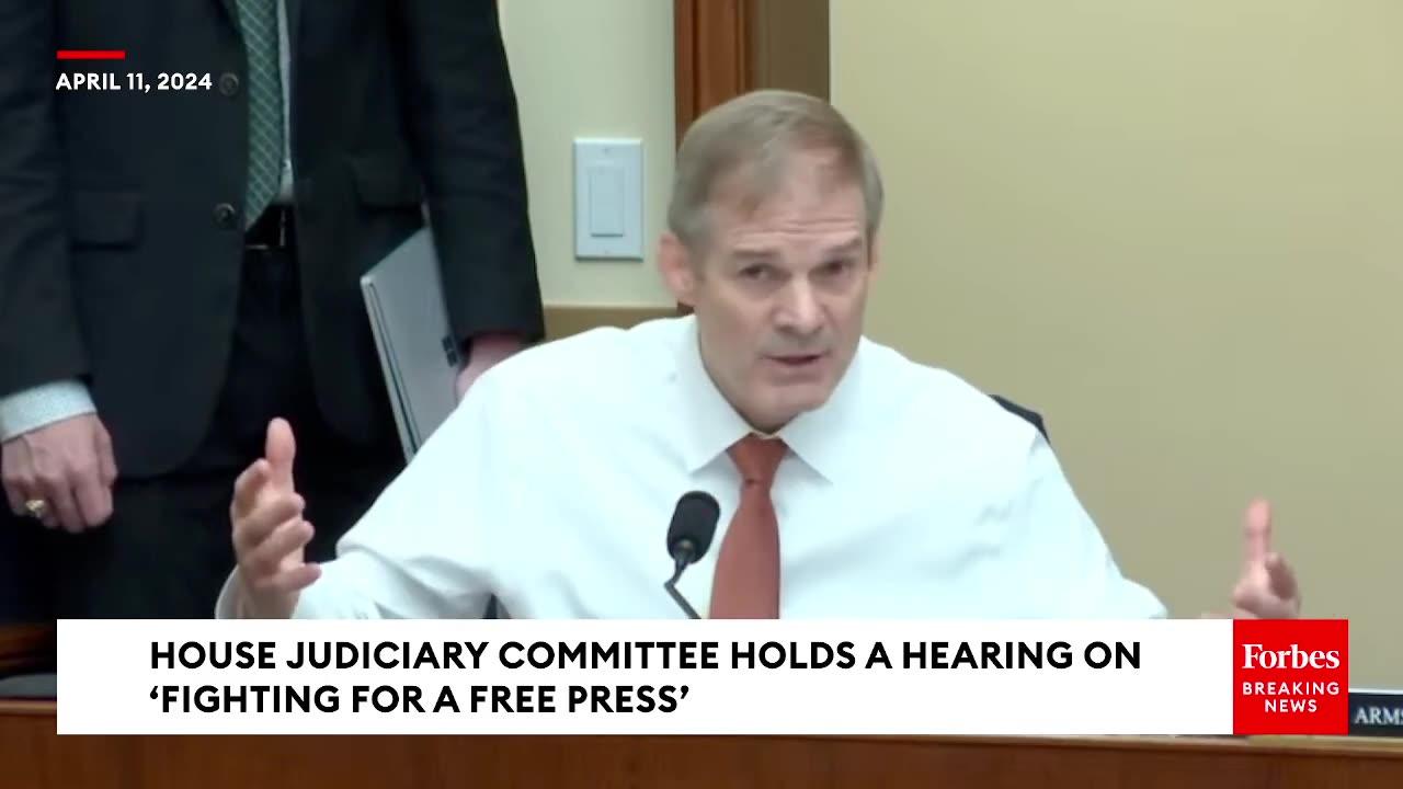 Jim Jordan Exposes How Our First Amendment Rights Are Under Threat