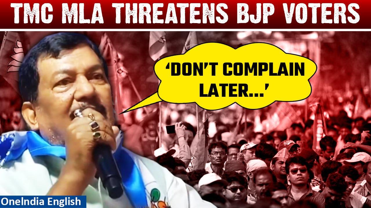 TMC MLA Warns BJP Voters Stressing Central Forces Will Leave, Video Goes Viral| Oneindia News