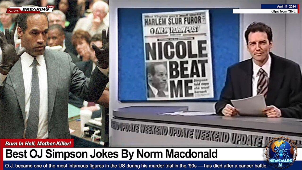 Best OJ Simpson Jokes ~ Norm McDonald on SNL (RIP Norm 1959-2021)